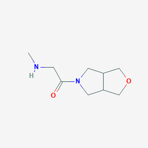 molecular formula C9H16N2O2 B1477071 2-(methylamino)-1-(tetrahydro-1H-furo[3,4-c]pyrrol-5(3H)-yl)ethan-1-one CAS No. 2098089-28-0