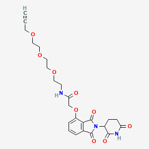 Thalidomide-O-acetamido-PEG3-propargyl