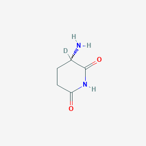 (3S)-3-amino-3-deuterio-piperidine-2,6-dione