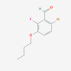 6-Bromo-3-butoxy-2-fluorobenzaldehyde