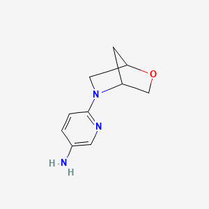 molecular formula C10H13N3O B1477074 6-(2-Oxa-5-azabicyclo[2.2.1]heptan-5-yl)pyridin-3-amine CAS No. 1853258-72-6