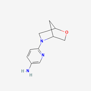 6-(2-Oxa-5-azabicyclo[2.2.1]heptan-5-yl)pyridin-3-amine