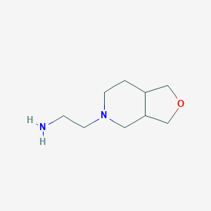 2-(hexahydrofuro[3,4-c]pyridin-5(3H)-yl)ethan-1-amine