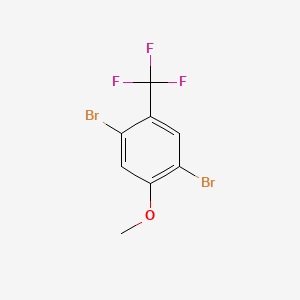 1,4-Dibromo-2-methoxy-5-(trifluoromethyl)benzene