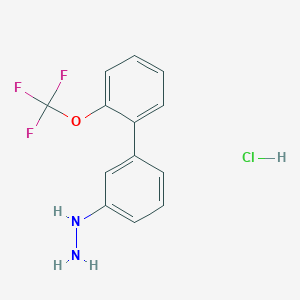 2'-Trifluoromethoxy-biphenyl-3-yl)-hydrazine hydrochloride