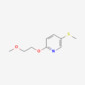 2-(2-Methoxyethoxy)-5-(methylthio)pyridine