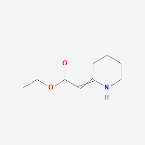 Ethyl (piperidin-2-ylidene)acetate