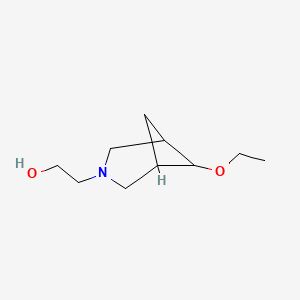 molecular formula C10H19NO2 B1477092 2-(6-乙氧基-3-氮杂双环[3.1.1]庚-3-基)乙醇 CAS No. 2097982-92-6