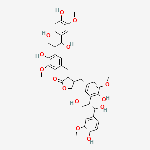 molecular formula C40H46O14 B14770976 Lappaol H 