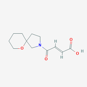 molecular formula C12H17NO4 B1477099 (E)-4-oxo-4-(6-oxa-2-azaspiro[4.5]decan-2-yl)but-2-enoic acid CAS No. 2098157-55-0