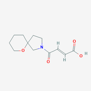 (E)-4-oxo-4-(6-oxa-2-azaspiro[4.5]decan-2-yl)but-2-enoic acid