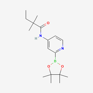 2,2-Dimethyl-n-[2-(tetramethyl-1,3,2-dioxaborolan-2-yl)pyridin-4-yl]butanamide