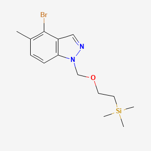 4-Bromo-5-methyl-1-((2-(trimethylsilyl)ethoxy)methyl)-1H-indazole