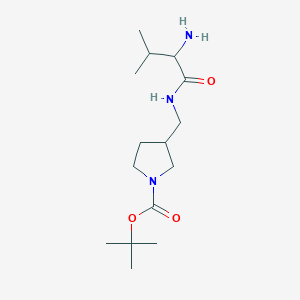 Tert-butyl 3-[[(2-amino-3-methylbutanoyl)amino]methyl]pyrrolidine-1-carboxylate