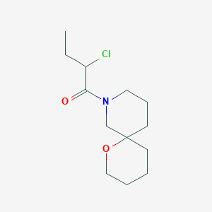2-Chloro-1-(1-oxa-8-azaspiro[5.5]undecan-8-yl)butan-1-one