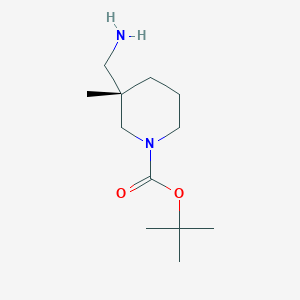 tert-Butyl (S)-3-(aminomethyl)-3-methylpiperidine-1-carboxylate