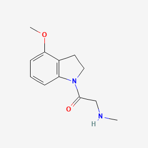 molecular formula C12H16N2O2 B1477108 1-(4-Methoxyindolin-1-yl)-2-(methylamino)ethan-1-one CAS No. 2090590-29-5