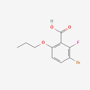 3-Bromo-2-fluoro-6-propoxybenzoic acid