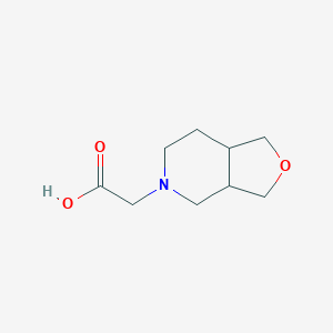 2-(hexahydrofuro[3,4-c]pyridin-5(3H)-yl)acetic acid