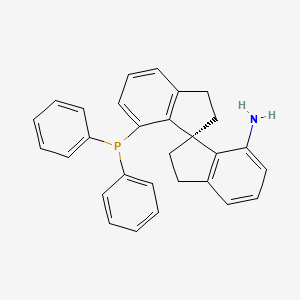 (S)-7'-(Diphenylphosphino)-2,2',3,3'-tetrahydro-1,1'-spirobi[inden]-7-amine