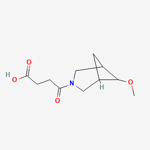 4-(6-Methoxy-3-azabicyclo[3.1.1]heptan-3-yl)-4-oxobutanoic acid