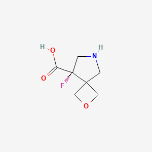 (S)-8-Fluoro-2-oxa-6-azaspiro[3.4]octane-8-carboxylic acid