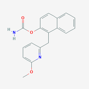 1-((6-Methoxypyridin-2-yl)methyl)naphthalen-2-yl carbamate