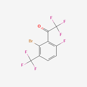 1-(2-Bromo-6-fluoro-3-(trifluoromethyl)phenyl)-2,2,2-trifluoroethanone