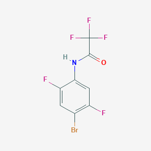 N-(4-bromo-2,5-difluorophenyl)-2,2,2-trifluoroacetamide