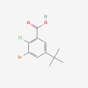 3-Bromo-5-(t-butyl)-2-chlorobenZoic acid