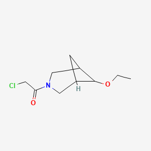 2-Chloro-1-(6-ethoxy-3-azabicyclo[3.1.1]heptan-3-yl)ethan-1-one