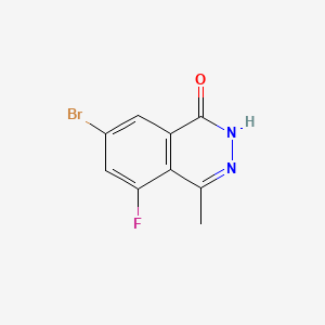 molecular formula C9H6BrFN2O B14771463 7-Bromo-5-fluoro-4-methylphthalazin-1(2H)-one 