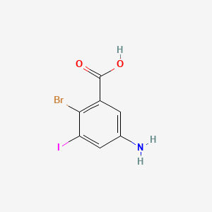 5-Amino-2-bromo-3-iodobenzoic acid