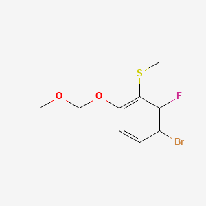 (3-Bromo-2-fluoro-6-(methoxymethoxy)phenyl)(methyl)sulfane