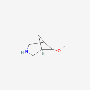 molecular formula C7H13NO B1477150 6-Methoxy-3-azabicyclo[3.1.1]heptane CAS No. 1935019-96-7