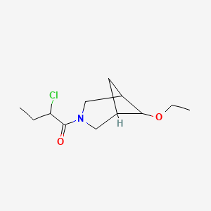 2-Chloro-1-(6-ethoxy-3-azabicyclo[3.1.1]heptan-3-yl)butan-1-one