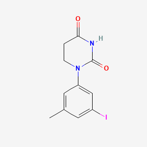 1-(3-Iodo-5-methyl-phenyl)hexahydropyrimidine-2,4-dione