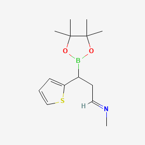 Methanamine,N-[3-(4,4,5,5-tetramethyl-1,3,2-dioxaborolan-2-yl)-3-(2-thienyl)propylidene]-