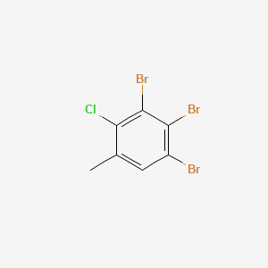 1,2,3-Tribromo-4-chloro-5-methylbenzene