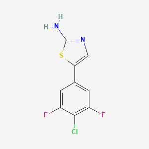 5-(4-Chloro-3,5-difluorophenyl)thiazol-2-amine