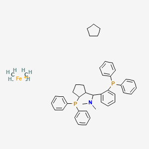 (2R)-1-[(R)-(Dimethylamino)[2-(diphenylphosphino)phenyl]methyl]-2-(diphenylphosphino)ferrocene