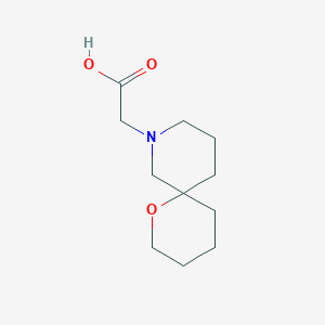 molecular formula C11H19NO3 B1477167 2-(1-Oxa-8-azaspiro[5.5]undecan-8-yl)acetic acid CAS No. 2090581-11-4