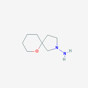 molecular formula C8H16N2O B1477169 6-Oxa-2-azaspiro[4.5]decan-2-amine CAS No. 2097955-07-0