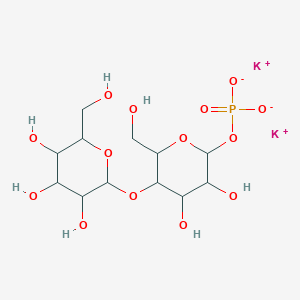 molecular formula C12H21K2O14P B14771722 A-D-(+)-Maltose 1-phosphate dipotassium salt 