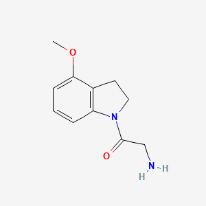 molecular formula C11H14N2O2 B1477174 2-Amino-1-(4-methoxyindolin-1-yl)ethan-1-one CAS No. 2090962-82-4