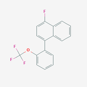 1-Fluoro-4-(2-(trifluoromethoxy)phenyl)naphthalene