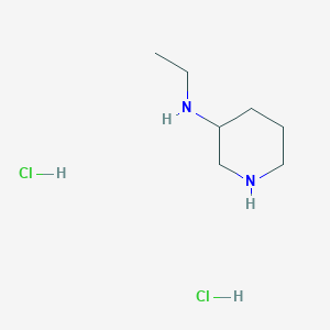 molecular formula C7H18Cl2N2 B14771754 N-ethylpiperidin-3-amine;dihydrochloride 