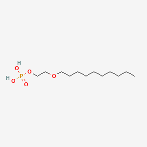 molecular formula C12H27O5P B14771763 2-(Decyloxy)ethyl dihydrogen phosphate CAS No. 136830-06-3