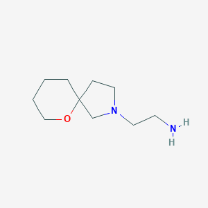 2-(6-Oxa-2-azaspiro[4.5]decan-2-yl)ethan-1-amine
