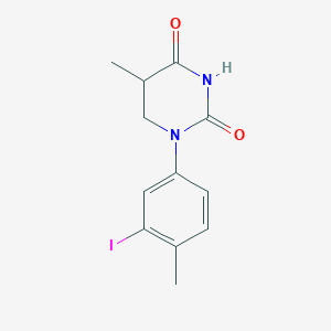 1-(3-Iodo-4-methyl-phenyl)-5-methyl-hexahydropyrimidine-2,4-dione